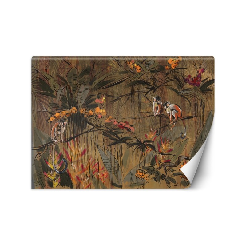 Exclusive Wallpaper - Monkeys in the jungle | FEEBY