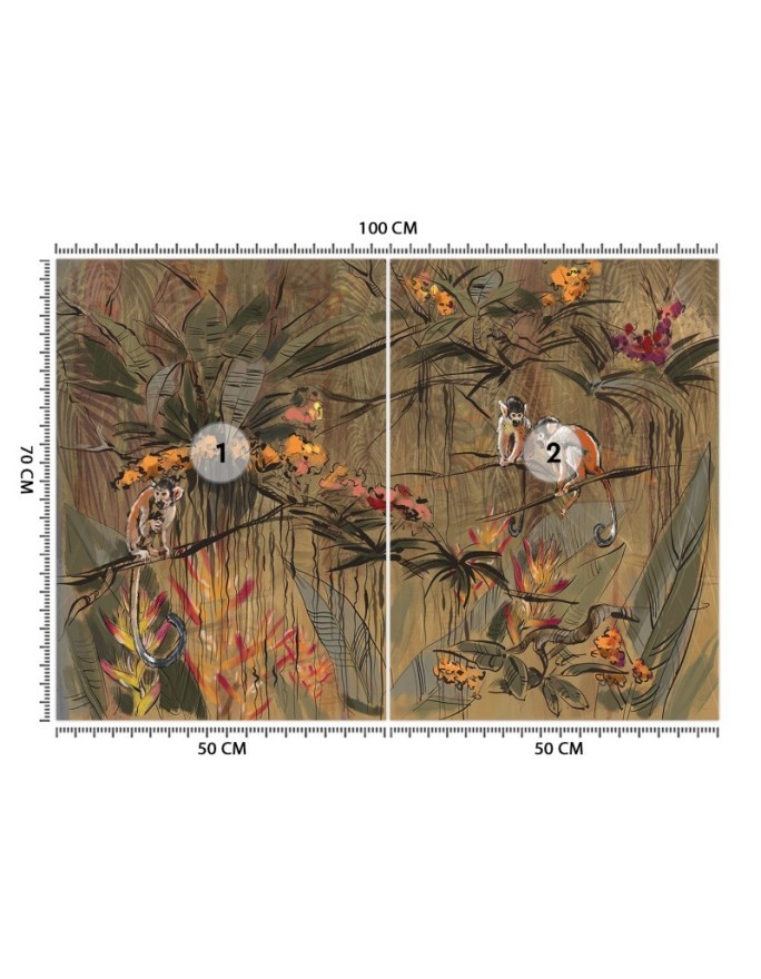 Exclusive Wallpaper - Monkeys in the jungle | FEEBY
