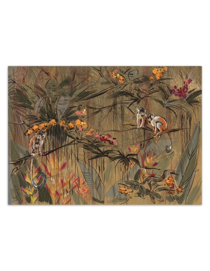 Exclusive Wallpaper - Monkeys in the jungle | FEEBY