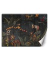 Original Wallpaper - Monkeys in the jungle abstract | FEEBY
