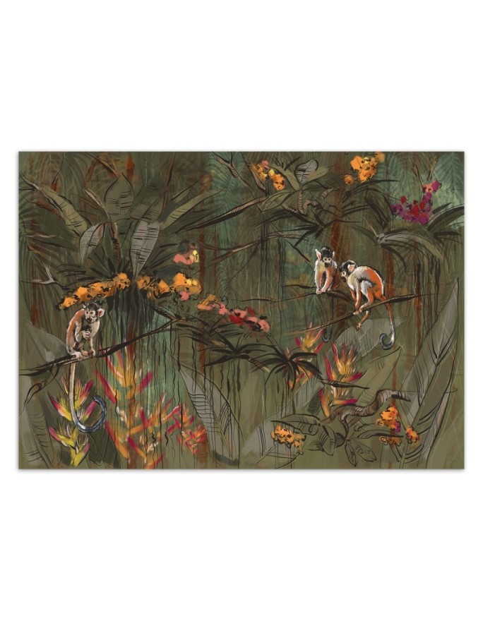 Unique Wallpapers - Monkeys in the jungle | FEEBY