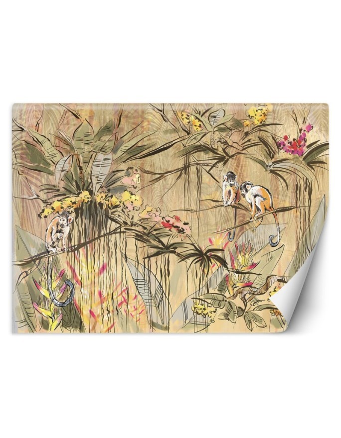 Exclusive Wallpapers - Monkeys in the jungle | FEEBY