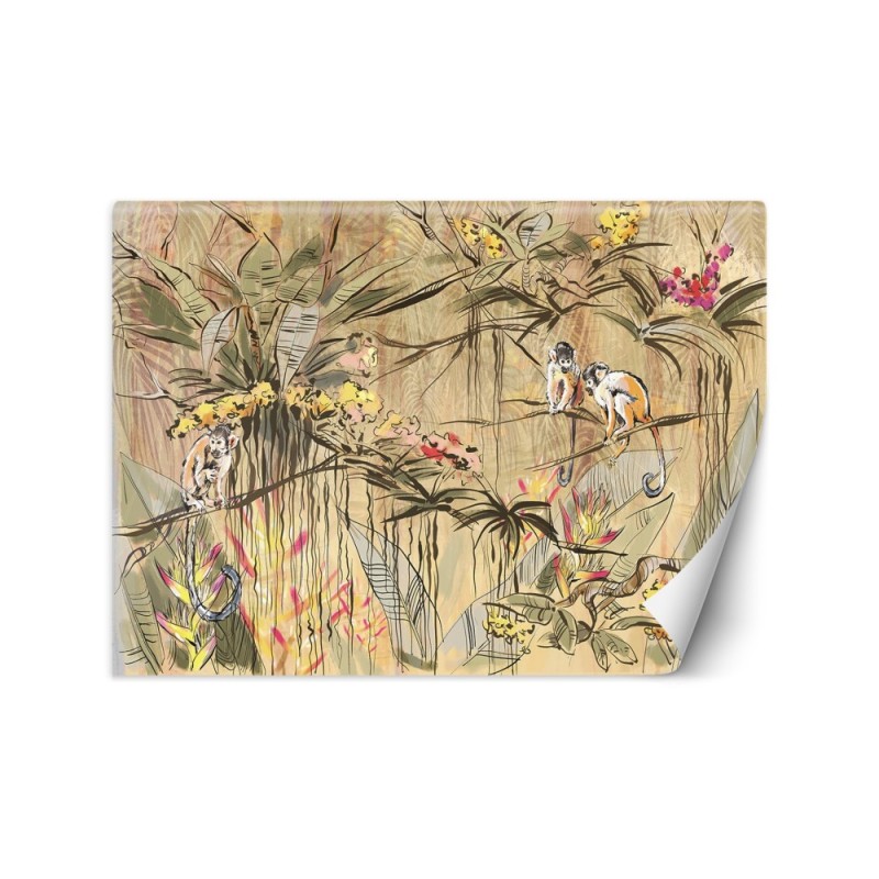 Exclusive Wallpapers - Monkeys in the jungle | FEEBY