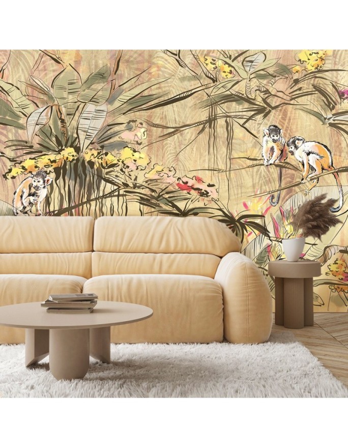 Exclusive Wallpapers - Monkeys in the jungle | FEEBY