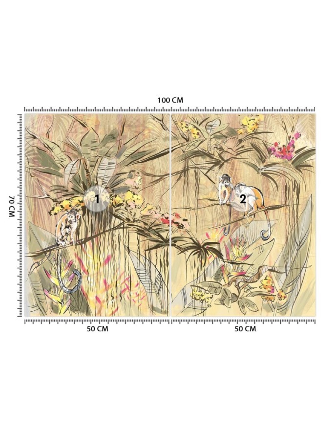 Exclusive Wallpapers - Monkeys in the jungle | FEEBY