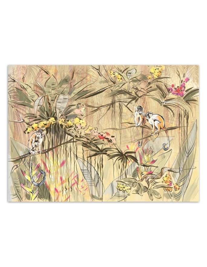 Exclusive Wallpapers - Monkeys in the jungle | FEEBY