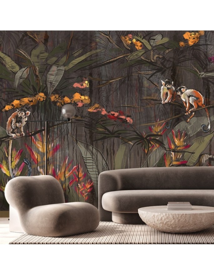 Original Wallpapers - Monkeys in the jungle | FEEBY