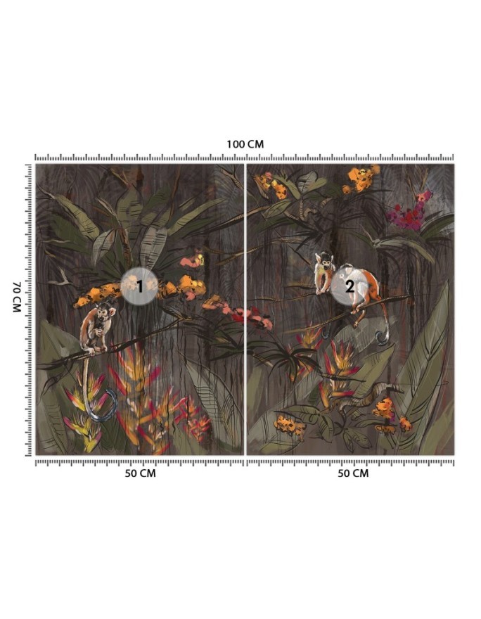 Original Wallpapers - Monkeys in the jungle | FEEBY