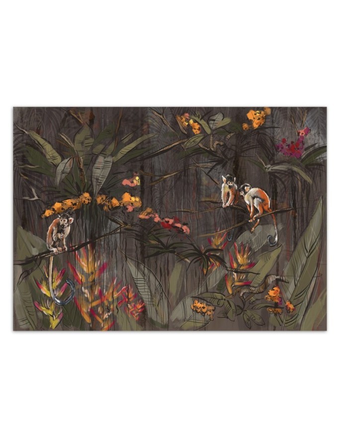 Original Wallpapers - Monkeys in the jungle | FEEBY