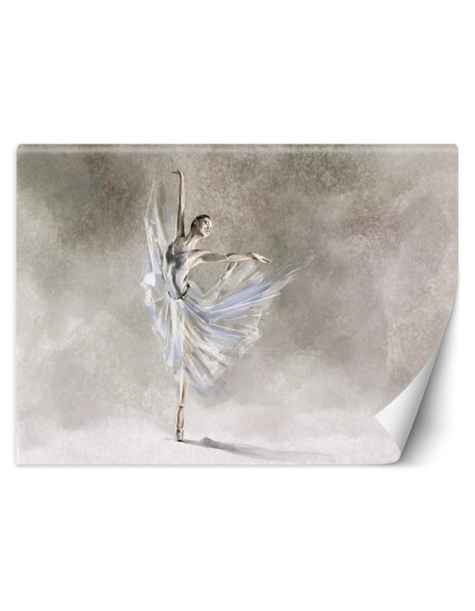 Fleece Wallpapers for the living room - ballerina dance | FEEBY