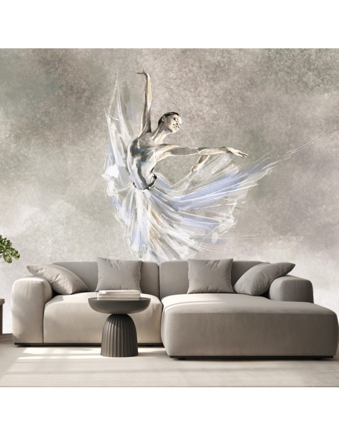 Fleece Wallpapers for the living room - ballerina dance | FEEBY
