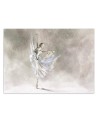 Fleece Wallpapers for the living room - ballerina dance | FEEBY