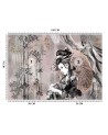 Modern Wallpapers - Geisha and bamboos | FEEBY
