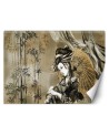 Modern Wallpapers - Geisha and bamboos | FEEBY