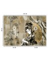 Modern Wallpapers - Geisha and bamboos | FEEBY
