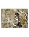 Modern Wallpapers - Geisha and bamboos | FEEBY