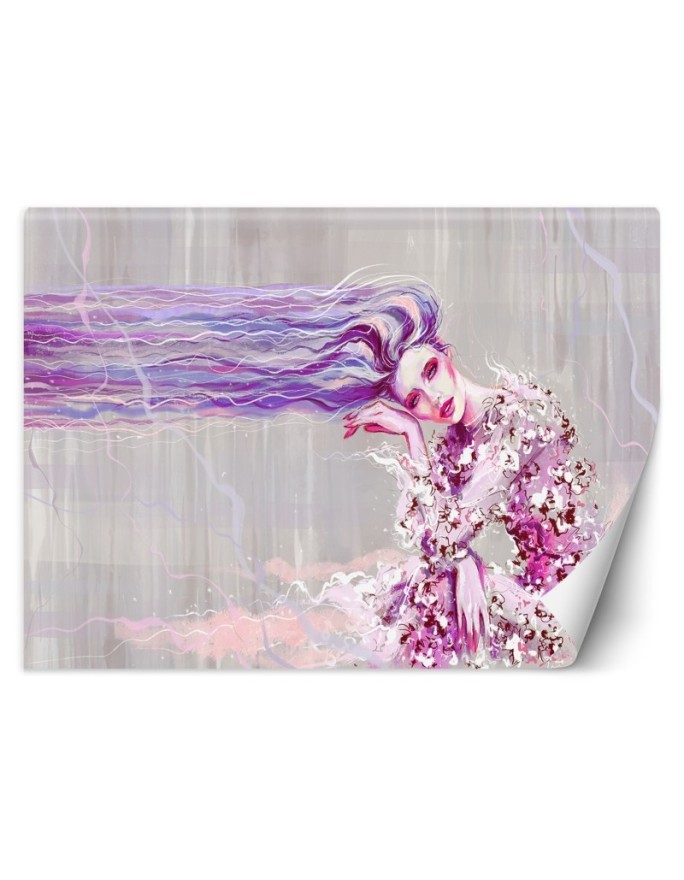 Inspirational wall murals - Woman Abstraction | FEEBY