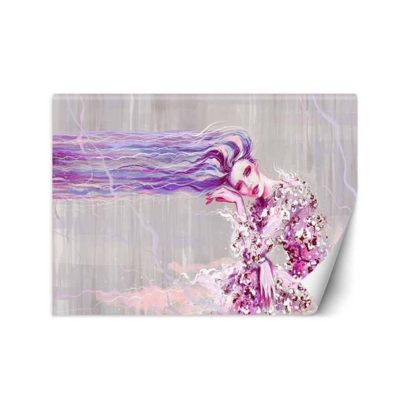 Inspirational wall murals - Woman Abstraction | FEEBY