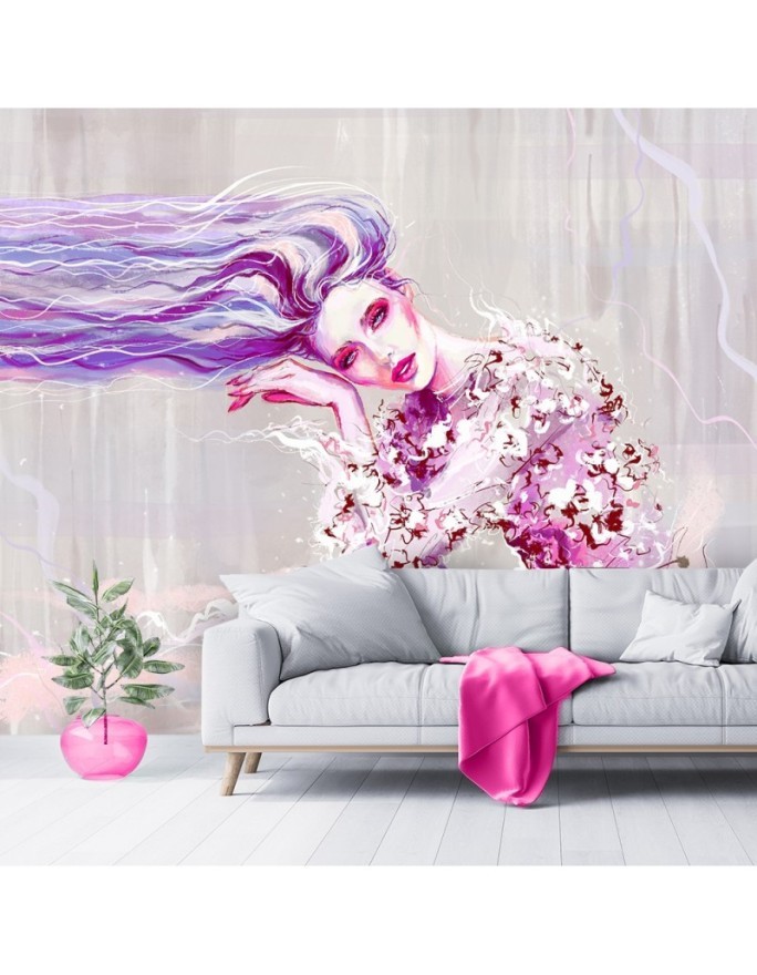 Inspirational wall murals - Woman Abstraction | FEEBY