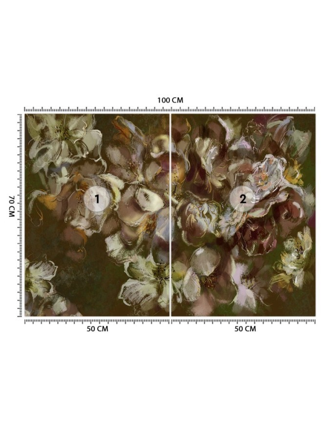 Modern wall murals - Iris flower | FEEBY