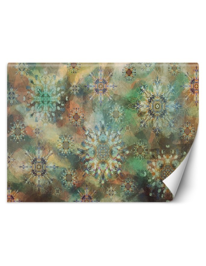 Modern wall murals - Mosaic stars abstract | FEEBY