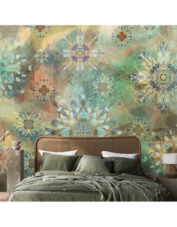Modern wall murals - Mosaic stars abstract | FEEBY