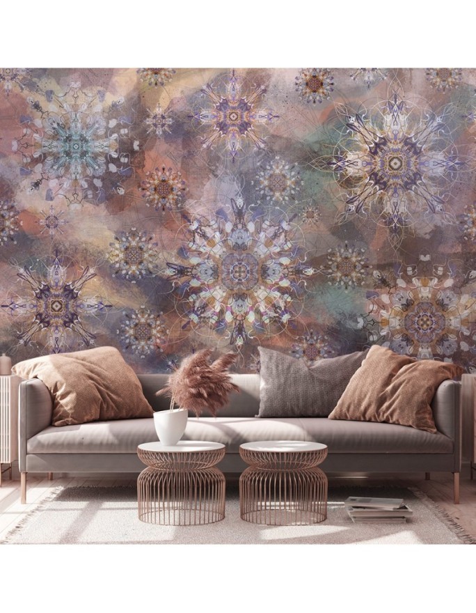 Modern murals - Mosaic stars abstract | FEEBY