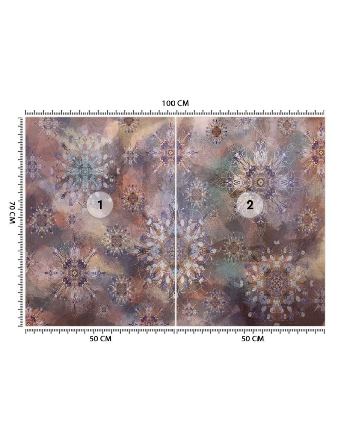 Modern murals - Mosaic stars abstract | FEEBY
