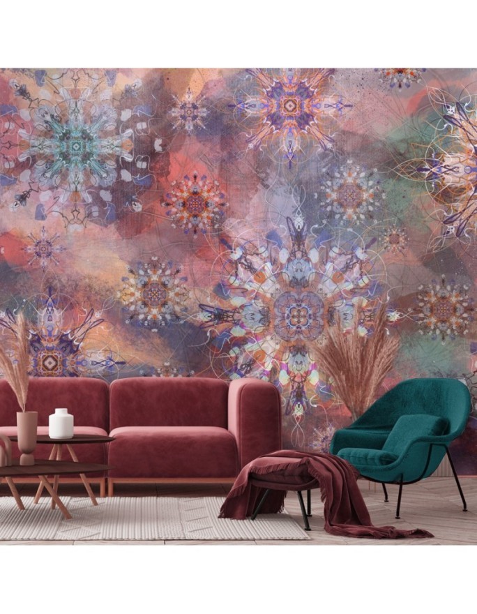 Modern wall murals - mosaic stars abstract | FEEBY