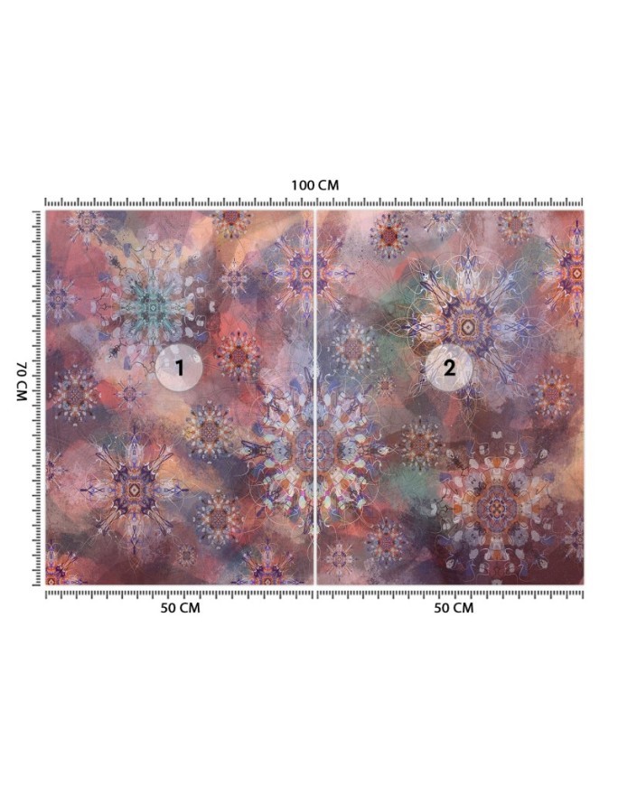 Modern wall murals - mosaic stars abstract | FEEBY
