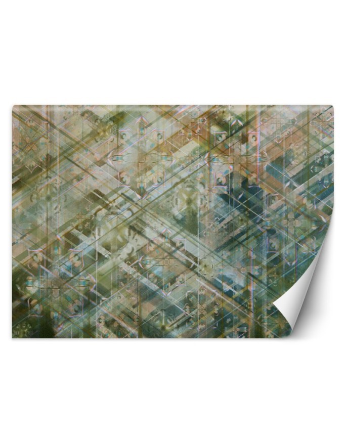 Stylish wall murals - Abstraction geometric shapes | FEEBY