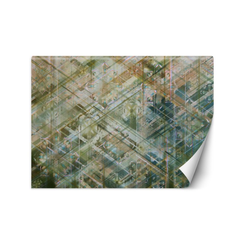 Stylish wall murals - Abstraction geometric shapes | FEEBY