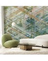 Stylish wall murals - Abstraction geometric shapes | FEEBY