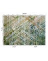 Stylish wall murals - Abstraction geometric shapes | FEEBY