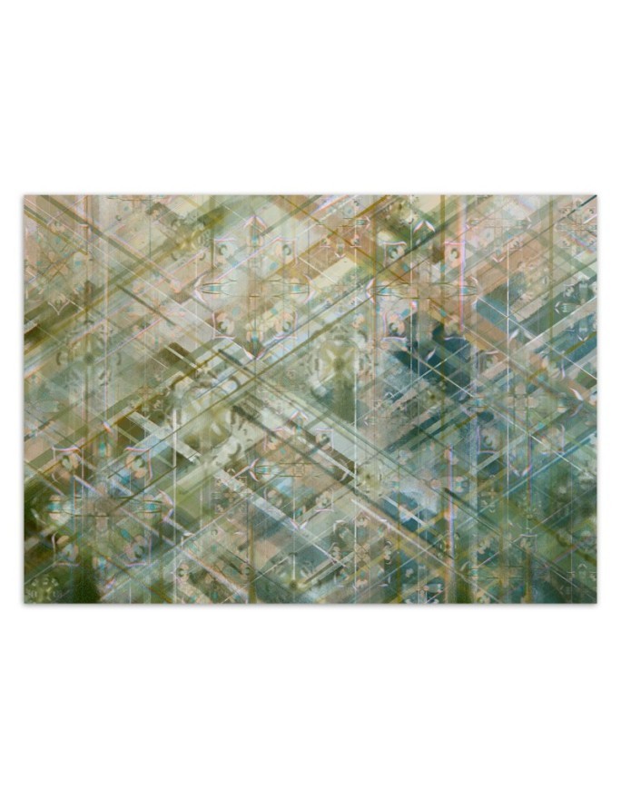 Stylish wall murals - Abstraction geometric shapes | FEEBY