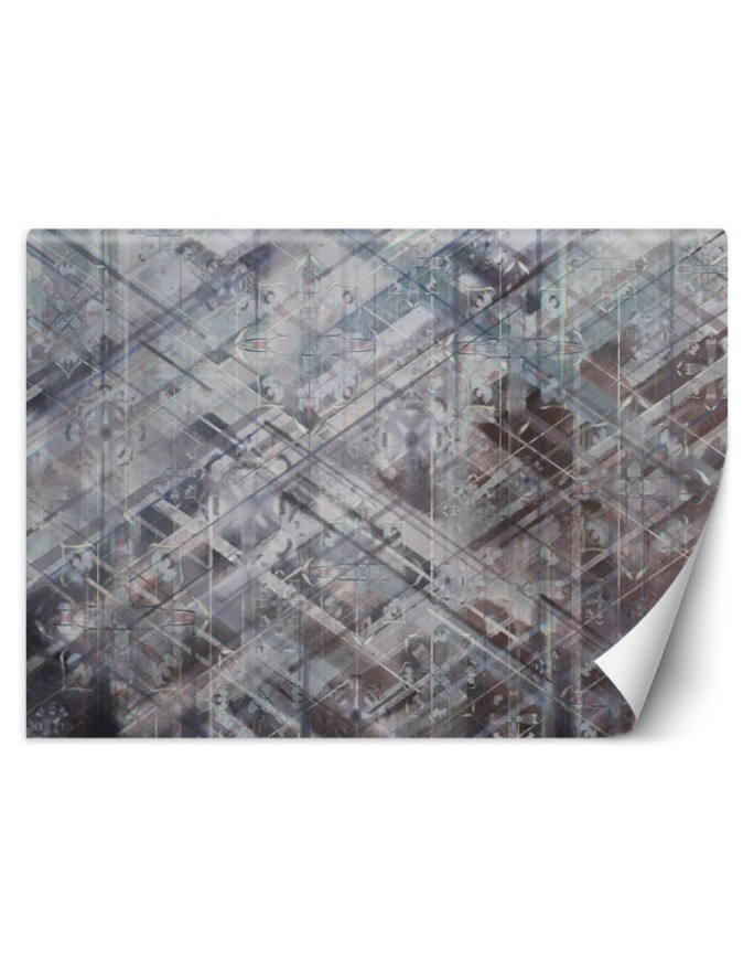 Stylish wall murals - abstract geometric shapes | FEEBY