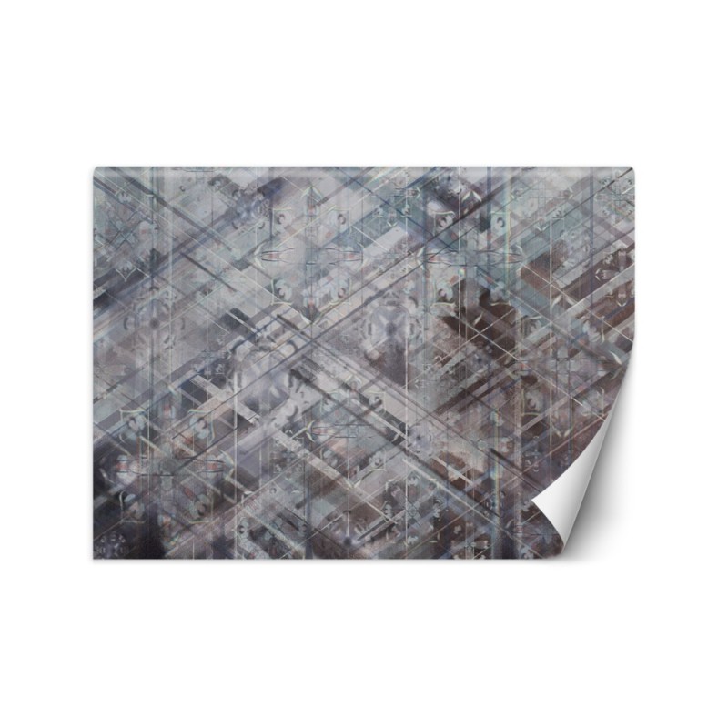 Stylish wall murals - abstract geometric shapes | FEEBY