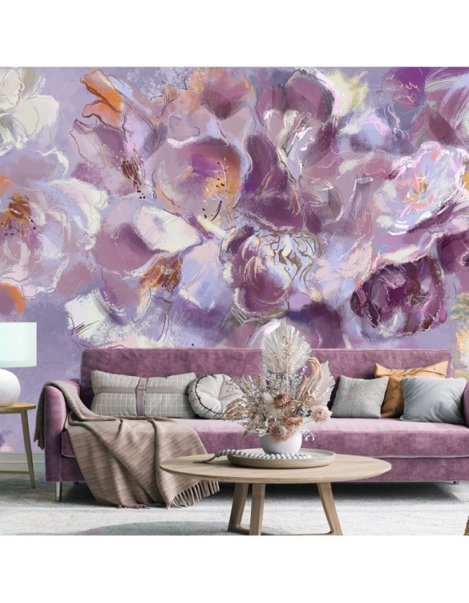 Stylish and beautiful wall murals - Iris flower | FEEBY