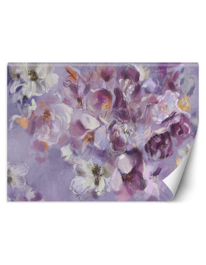 trendy and beautiful wall mural - iris flower | FEEBY