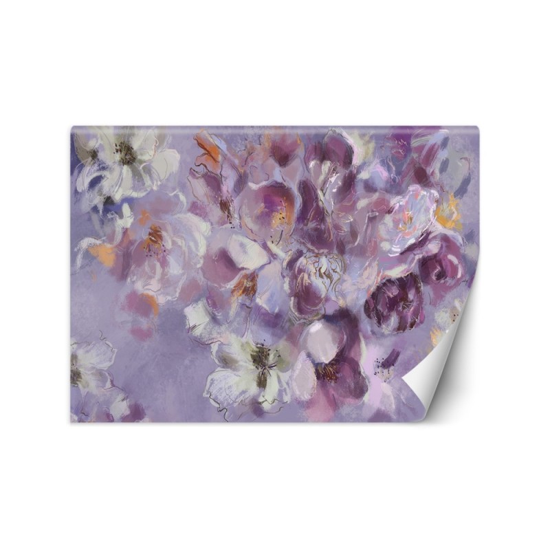 trendy and beautiful wall mural - iris flower | FEEBY