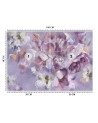 trendy and beautiful wall mural - iris flower | FEEBY