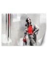Inspirational wall mural - Modern glamour woman | FEEBY