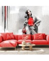 Inspirational wall mural - Modern glamour woman | FEEBY