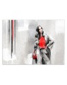 Inspirational wall mural - Modern glamour woman | FEEBY
