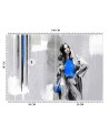 Inspirational wall mural - Modern glamour woman | FEEBY
