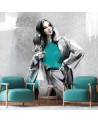 Inspirational wall murals - Modern glamour woman | FEEBY