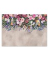 Stylish wall murals - Concrete flower bouquet | FEEBY