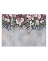 Original wall murals - Hanging bouquet of flowers concrete | FEEBY