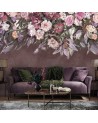 Designer wall murals - Bouquet of flowers concrete | FEEBY