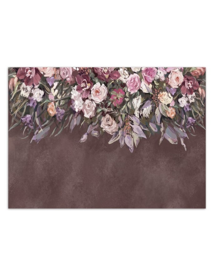 Designer wall murals - Bouquet of flowers concrete | FEEBY